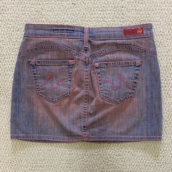 AG Adriano Goldschmied Mini Denim Skirt Size 26 - Picture 2 of 8